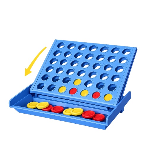 Gra logiczna „Połącz 4” – Edukacyjna strategia dla bystrych umysłów